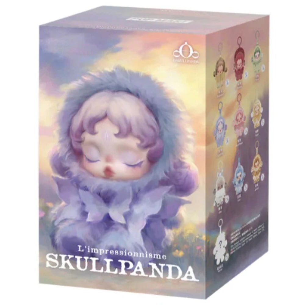 Pop Mart Skullpanda L'impressionnisme Plush Pendant - Mist - Picture 2 of 2